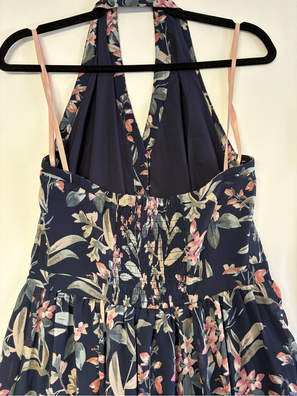 Gal Meets Glam Sienna Romantic Floral Halter Top Maxi Dress - Picture 9 of 14